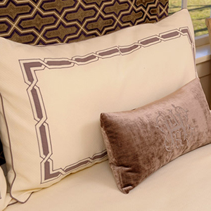 Wyatt embroidered bed